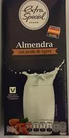 Mängden socker i Bebida con jarabe de agave y almendras ultrapasteurizada