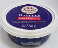Mängden socker i Hummus con Chipotle