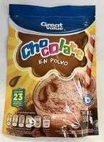 Mängden socker i Chocolate en polvo