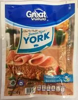 Mängden socker i Great Value Jamón tipo Jork