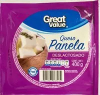 Mängden socker i Queso Panela Deslactosado Great Value