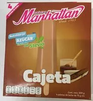 Mängden socker i Paletas Heladas de cajeta endulzadas con Stevia Manhattan
