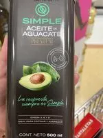 Mängden socker i Aceite de aguacate