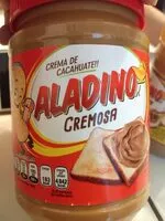 Mängden socker i Crema de cacahuate Aladino cremosa