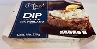 Mängden socker i Dip de Elote con Poblano