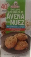 Mängden socker i Galletas integrales de avena con nuez