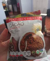 Mängden socker i Nature's Heart Organic Raw Cacao Powder