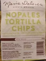 Mängden socker i Nopal Tortilla Chips