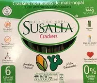 Mängden socker i Susalia Galletas Horneadas De Maiz-nopal Horneadas De Maiz-nopal 144 GRS