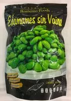 Mängden socker i Edamames sin vaina