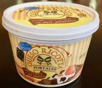 Mängden socker i Queso Ricotta Portales