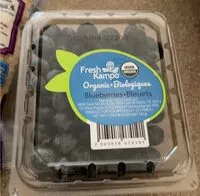 Mängden socker i Blueberries