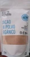 Mängden socker i Cacao en Polvo Orgánico