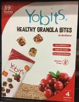 Mängden socker i HEALTHY GRANOLA BiTES Arándano