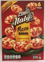 Mängden socker i Pizza Bagel Pepperoni Little Italy