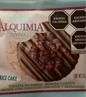 Mängden socker i Chocolate and cranberries rice cake