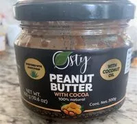 Mängden socker i peanut butter with cocoa