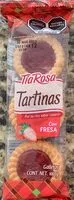 Mängden socker i Tartinas con fresa