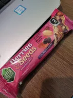 Mängden socker i barra de granola berries and seeds