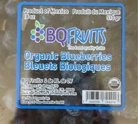 Mängden socker i Organic blueberries