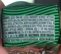 Mängden socker i Goma de mascar