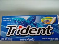 Mängden socker i Trident Menta