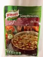 Mängden socker i Sopa Mexicana de Res