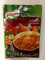Mängden socker i Sopa Méxicana Caldo de Camarón