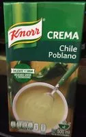 Mängden socker i CREMA CHILE POBLANO