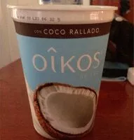 Mängden socker i Oîkos coconuts