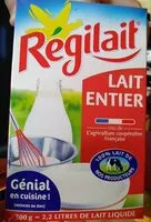 Mängden socker i Lait entier en poudre