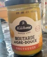 Mängden socker i Moutarde aigre douce