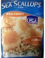 Mängden socker i Sea Scallops, Raw