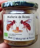 Mängden socker i Miel châtaignier et ronce