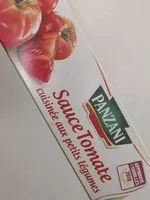 Mängden socker i Sauce tomates aux petits légumes