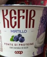 Mängden socker i Kefir mirtillo