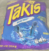 Mängden socker i Takis Bkue Heat