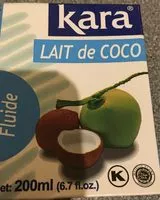 Mängden socker i Lait de coco