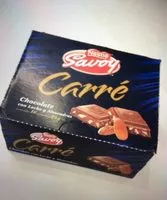 Mängden socker i Carré Chocolat et Amandes