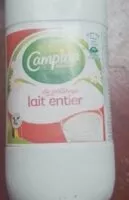 Mängden socker i Lait entier