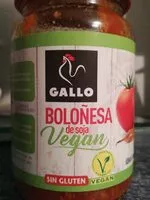 Mängden socker i Sauce bolognaise végan