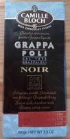Mängden socker i Chocolat Suisse fourré Grappa liquide