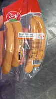 Mängden socker i Saucisse de Francforte