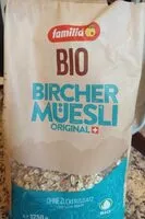 Mängden socker i Bircher Müesli Original Bio