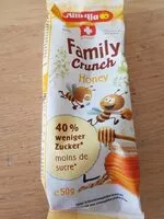 Mängden socker i Family Crunch Honey