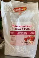 Mängden socker i Beerenmüesli