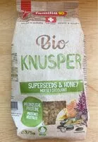 Mängden socker i Bio Knusper Superseeds & Honey