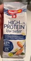 Mängden socker i High protein low sugar, mandeln & vanille