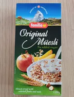 Mängden socker i Original Muesli