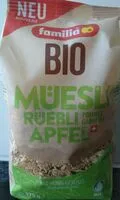 Mängden socker i Bio Müesli Rüebli Apfel